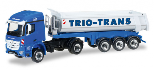 Herpa 306270 MB Arocs Rundmulden-Sattelzug »Trio-Trans«