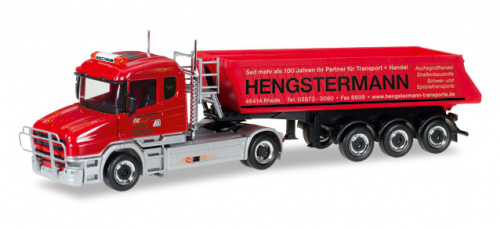 Herpa 307390 Scania Kipp-Sattelzug »Hengstermann Rhede»