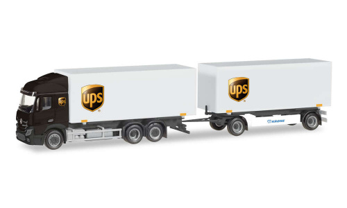 Herpa 308045 MB Streamspace 2.5 Wechselkoffer-Hängerzug »UPS»