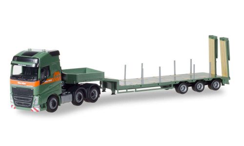 Herpa 308236 Volvo FH Gl. 6x2 Semitieflade-Sattelzug »Max Wild»