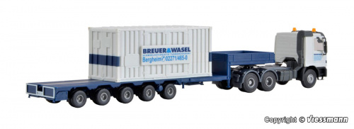 Kibri 13057 H0 MB ACTROS Begleittransporter zum LG 1550