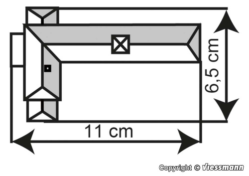 Kibri 36730 Z Brückenstellwerk Neustadt