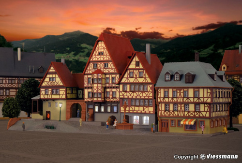 Preview: Kibri 37102 N Marktplatz Miltenberg