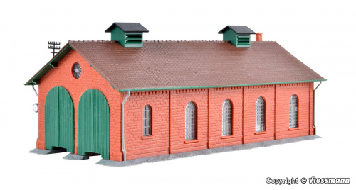 Preview: Kibri 37438 N Lokschuppen, zweiständig
