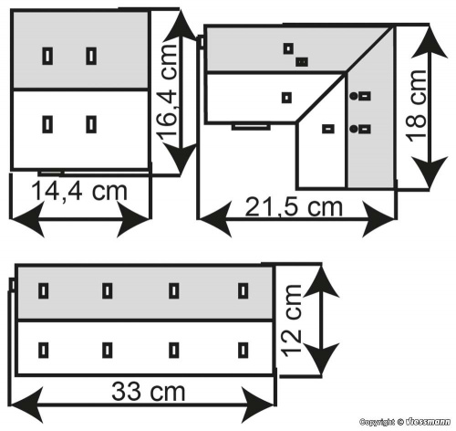 Kibri 39211 H0 THW Kitzingen