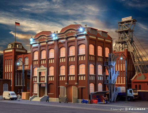 Preview: Kibri 39848 H0 Zechen-Verwaltung mit Werkstatt