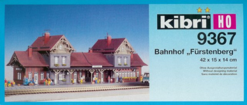 Kibri 9367 H0 Bahnhof Fürstenberg