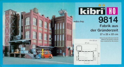 Kibri 9814 H0 Fabrik aus der Gründerzeit