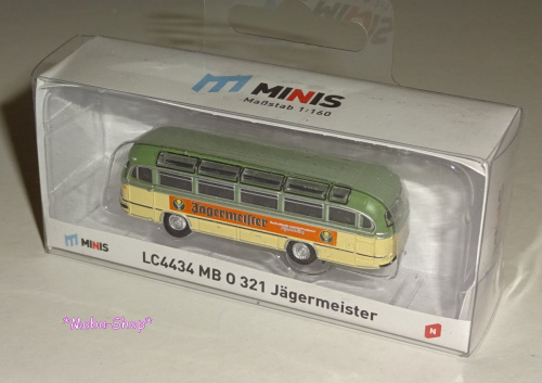 Lemke LC4434 N Bus MB O321H »Jägermeister« grün-creme