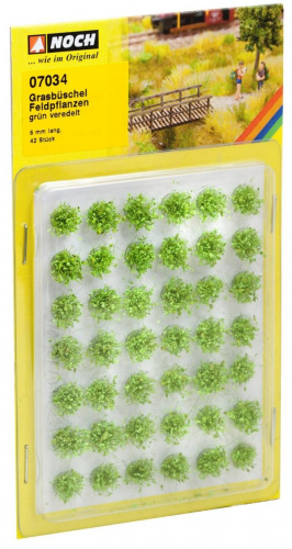 NOCH 07034 Grasbüschel Mini-Set »Feldblumen«, grün veredelt, 6mm