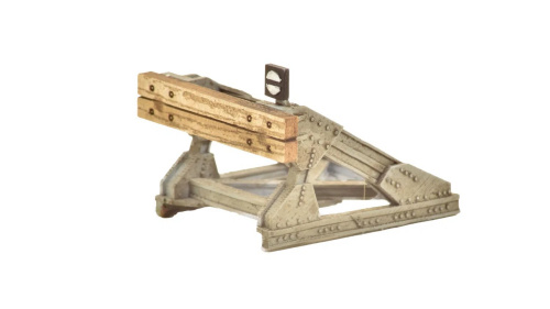 Preview: NOCH 13602 H0 3D-minis »Prellbock«, 2 Stück