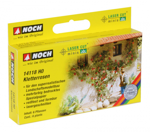 NOCH 14118 H0 LC minis »Kletterrosen«, 6 Pflanzen