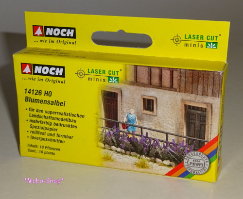NOCH 14126 H0 LC minis »Blumensalbei«, 10 Pflanzen