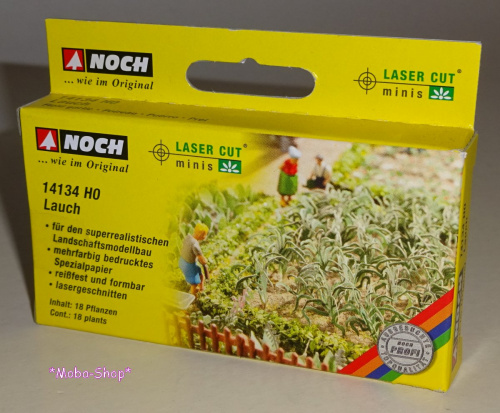 NOCH 14134 H0 LC minis »Lauch«, 18 Pflanzen
