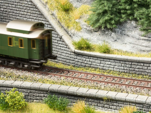 Preview: NOCH 14236 H0 Laser-Cut minis »Mauerabschlusskanten«