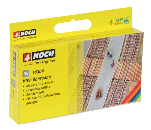 NOCH 14304 H0 Laser-Cut minis »Gleisübergang«