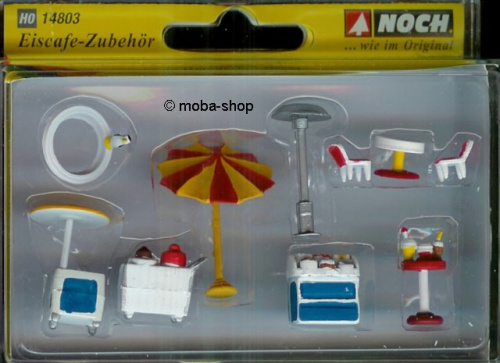 NOCH 14803 H0 Eiscafé-Zubehör