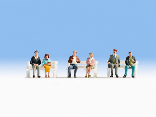 NOCH 15242 H0 Fahrgäste (ohne Bänke)