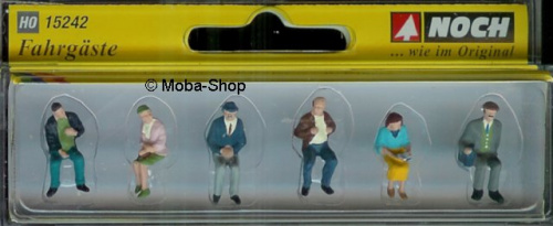 Preview: NOCH 15242 H0 Fahrgäste (ohne Bänke)
