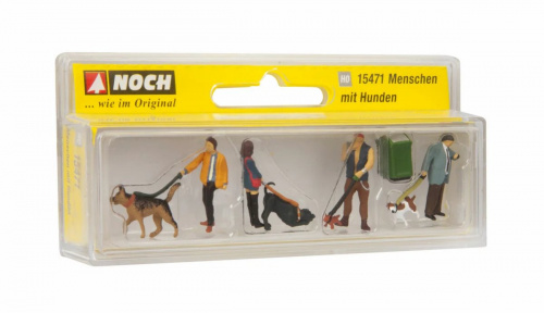 Preview: NOCH 15471 H0 Menschen mit Hunden