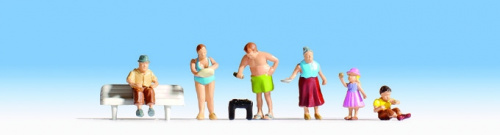 NOCH 15587 H0 Familie Meier beim Grillen