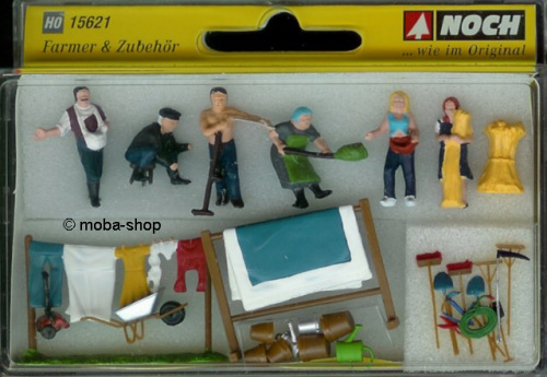 NOCH 15621 H0 Farmer & Zubehör