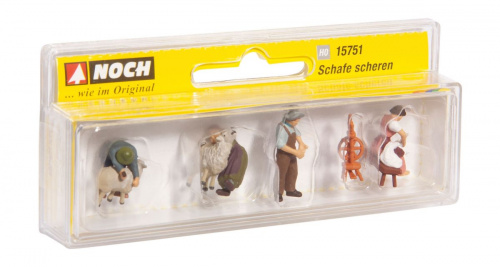 Preview: NOCH 15751 H0 Schafe scheren