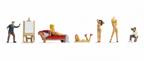 NOCH 15948 H0 Künstler und Aktmodelle