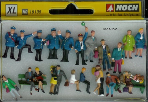 NOCH 16105 H0 Auf dem Bahnsteig XL-Pack