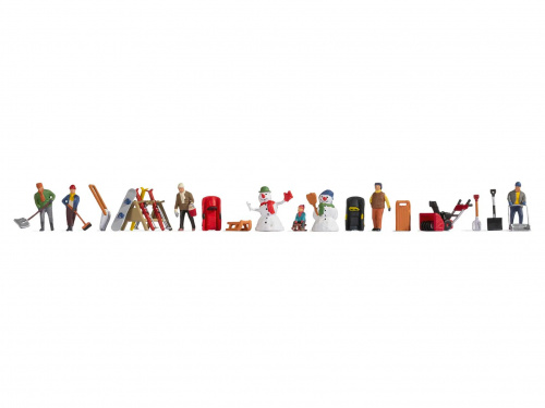 NOCH 16220 H0 Figuren-Themenwelt »Wintertag«