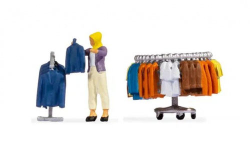 NOCH 16509 H0 Tiny-Scenes »Kleiderkauf«