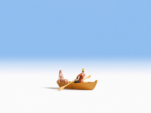 NOCH 16800 H0 Ruderboot, mit Figur