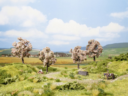 NOCH 21003 H0/TT/N 4x Obstbaum blühend