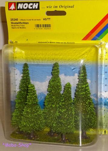 Preview: NOCH 25240 H0/TT 5 Modellfichten