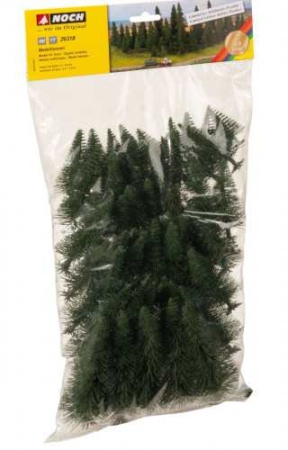 NOCH 26318 Modelltannen, 50 Stück, 6-15 cm hoch