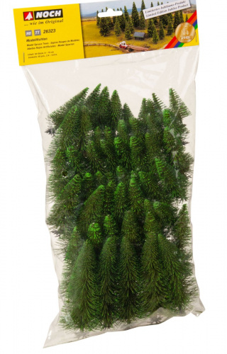 NOCH 26323 Modellfichten, 50 Stück, 6-15 cm hoch