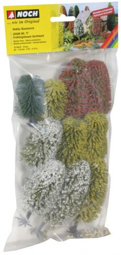 Preview: NOCH 26406 H0/TT Frühlingsbäume, 10 Stück