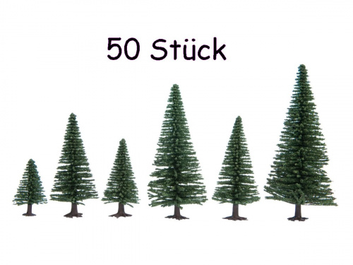 Preview: NOCH 26821 Modelltannen, 50 Stück