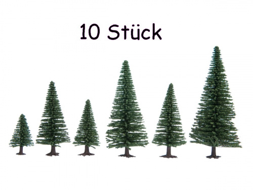 Preview: NOCH 26822 Modelltannen, 10 Stück, extra hoch