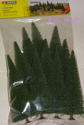 Preview: NOCH 26822 Modelltannen, 10 Stück, extra hoch
