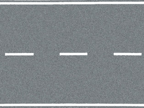 NOCH 34203 N Straßenfolie Bundesstraße, Grau