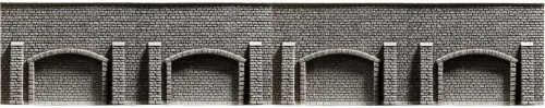 NOCH 34859 N »Steinmauer« Arkadenmauer, extra lang