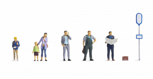 NOCH 36246 N An der Bushaltestelle