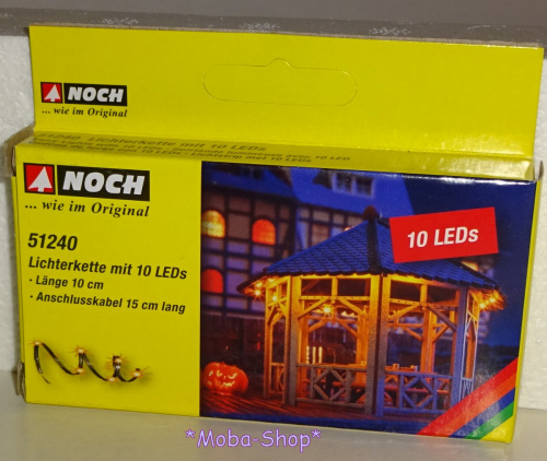 NOCH 51240 Lichterkette mit 10 LEDs