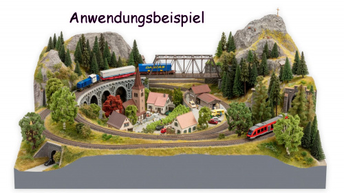NOCH 53615 H0 Easy-Track Trassenbausatz »Theisensee«