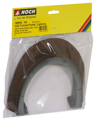 Preview: NOCH 58040 H0 ICE-Tunnel-Portal 2-gleisig