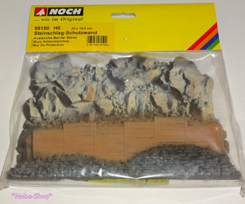NOCH 58150 H0 Steinschlag-Schutzwand