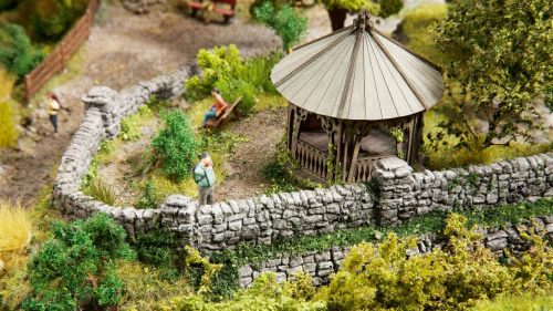 NOCH 58280 H0 Mauern aus Granit, 104cm