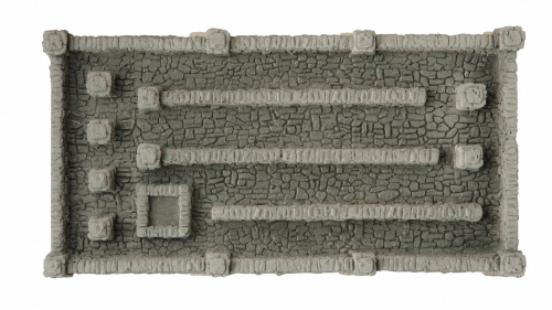 Preview: NOCH 58280 H0 Mauern aus Granit, 104cm