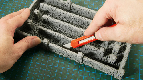 NOCH 58280 H0 Mauern aus Granit, 104cm